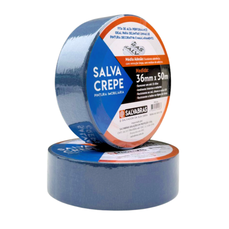Salva crepe azul 36mmx50m