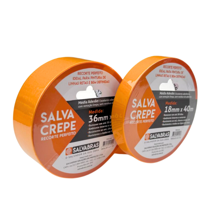 Salva crepe laranja 18 e 36mm