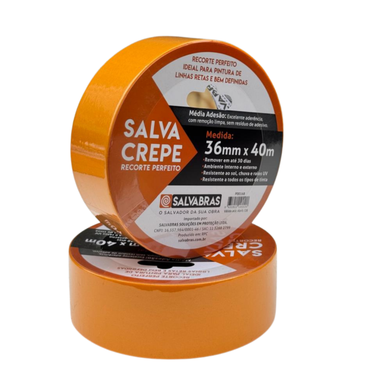 Salva crepe laranja 36mmx40m