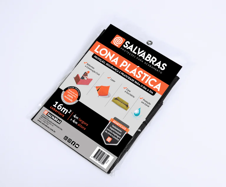 P00034 Lona Plastica 4x4m