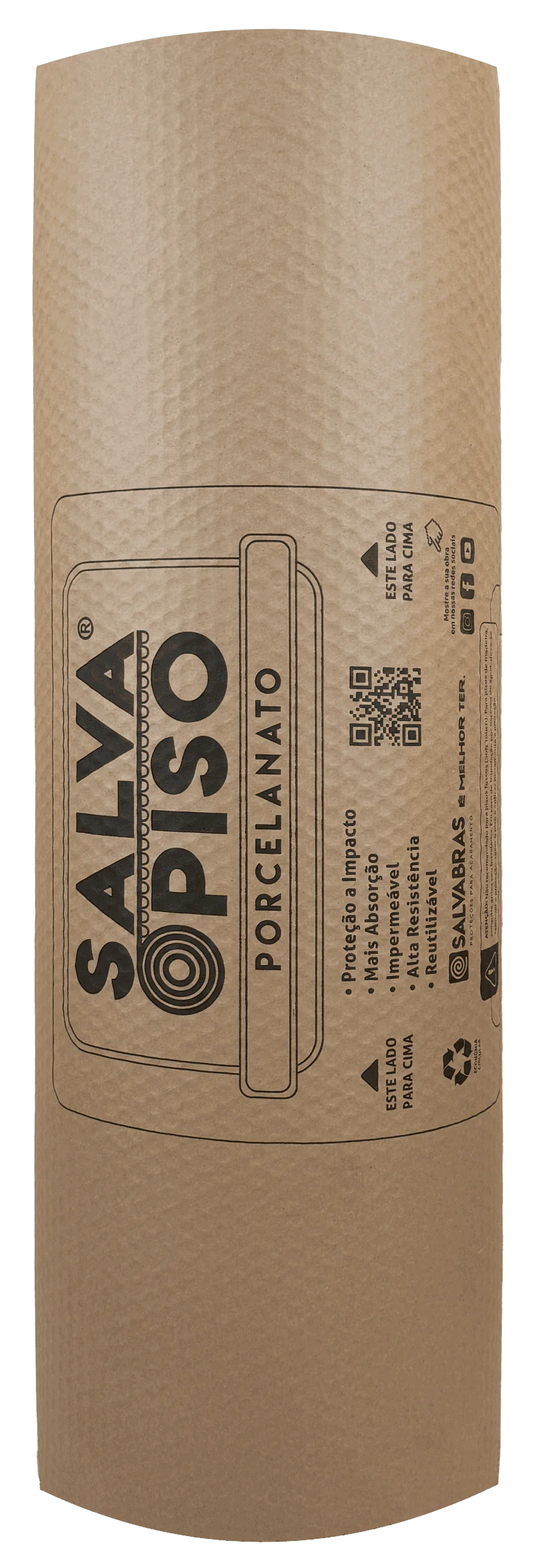 P00009 Salva Piso Porcelanato Extra Resistente 1x25m