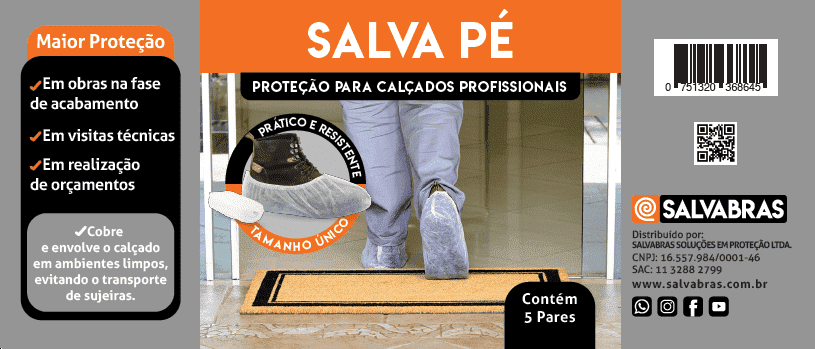 Rótulo Salva Pé