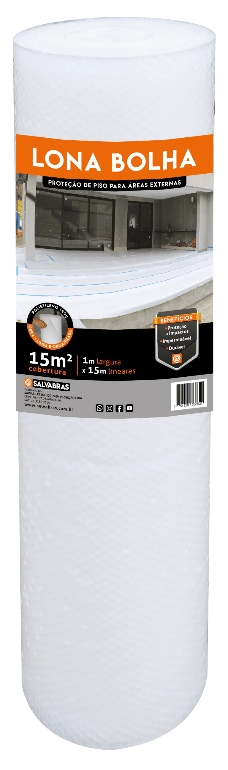 P00067 Lona Bolha 1x15m